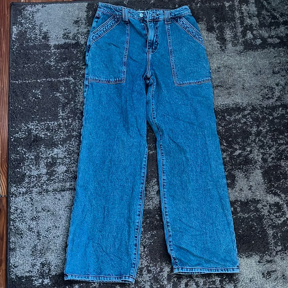 Straight leg jeans